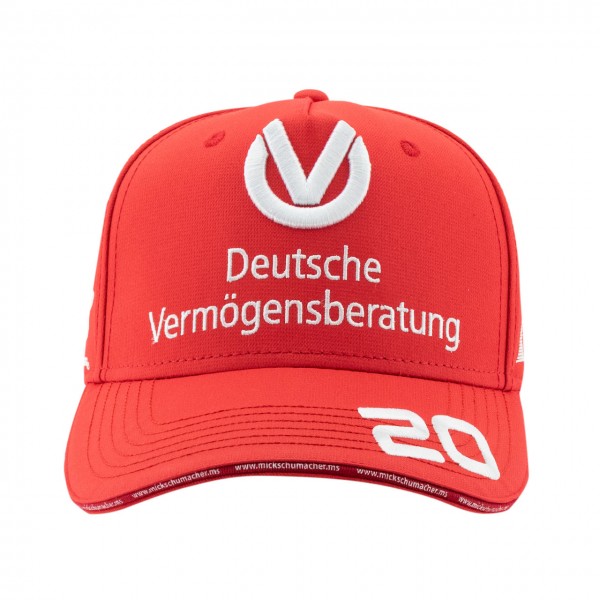 Mick Schumacher Cap Weltmeister 2020 rot