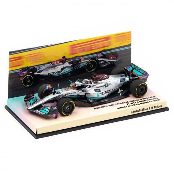 George Russell Mercedes AMG Petronas W13 Formel 1 Miami GP 2022 1:43