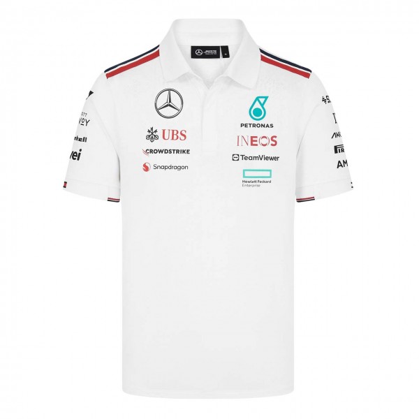 Mercedes-AMG Petronas Team Poloshirt weiß