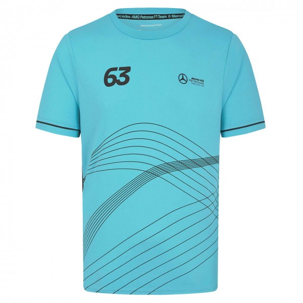 Mercedes-AMG Petronas Georg Russell T-Shirt blau