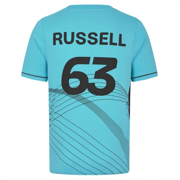 Mercedes-AMG Petronas Georg Russell T-Shirt blau