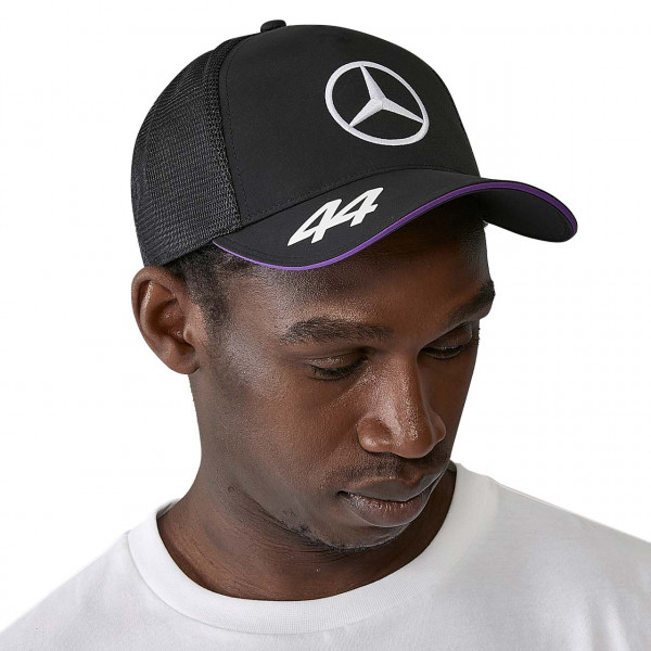 Mercedes-AMG Petronas Lewis Hamilton Trucker Cap schwarz