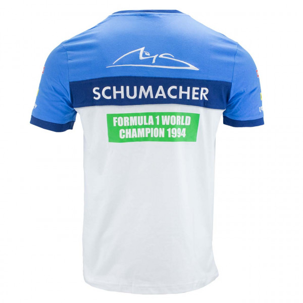 Michael Schumacher T-Shirt World Champion 1994 blau/weiß