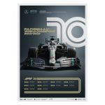 Poster Formel 1 Jahrzente - 2010er Jahre Mercedes