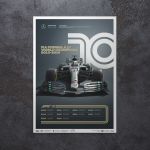 Poster Formel 1 Jahrzente - 2010er Jahre Mercedes